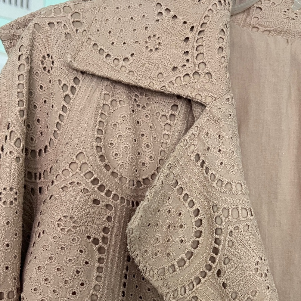 FARM Rio Beige Textured Trench Coat - Picture 4 of 15